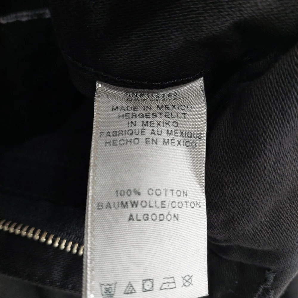 True Religion Black Cotton Skinny Jeans, 38